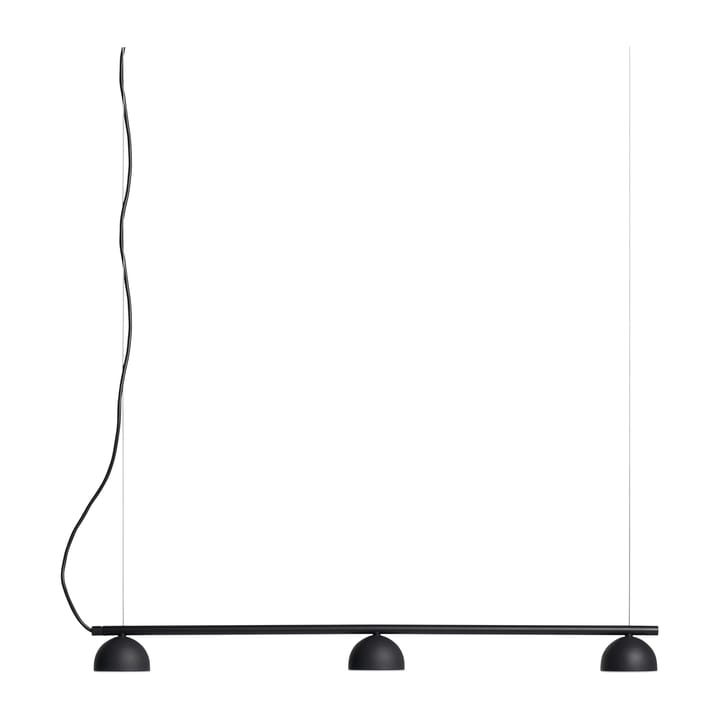 Blush Rail 3 ceiling light, Matt black Northern