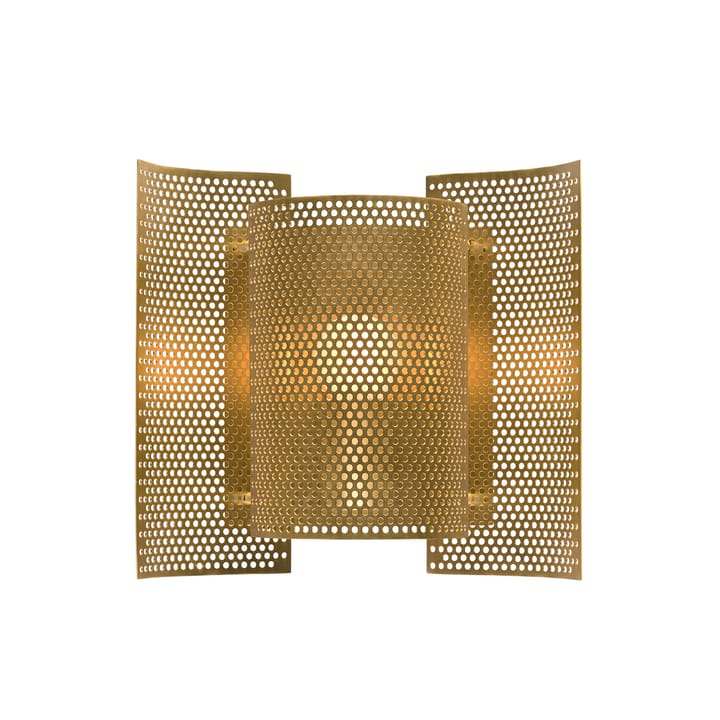 Butterfly wall lamp perforated, Brass Northern