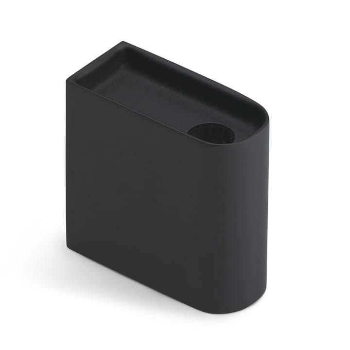 Monolith candle holder low, Black Northern