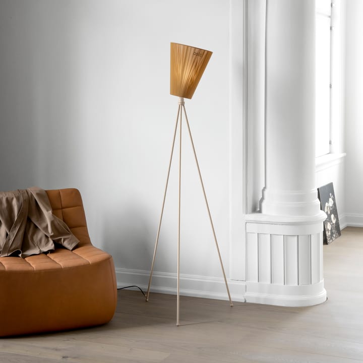 Oslo Wood floor lamp shade, caramel Northern