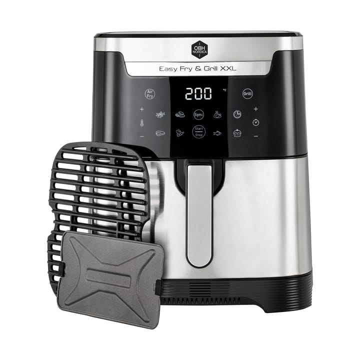 Easy Fry & Grill XXL 2-in-1 Airfryer - Stainless steel - OBH Nordica