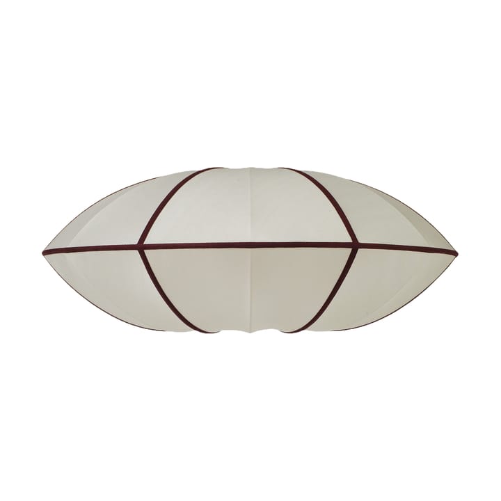 Indochina Classic UFO lamp shade, Offwhite-bordeaux Oi Soi Oi