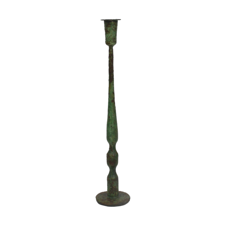 Iliana Candlestick 40 cm - Green - Olsson & Jensen