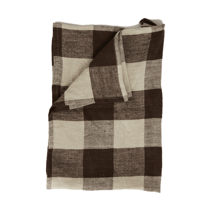 Johanna tea towel linen 45x65 cm, Brown/Natural Olsson & Jensen