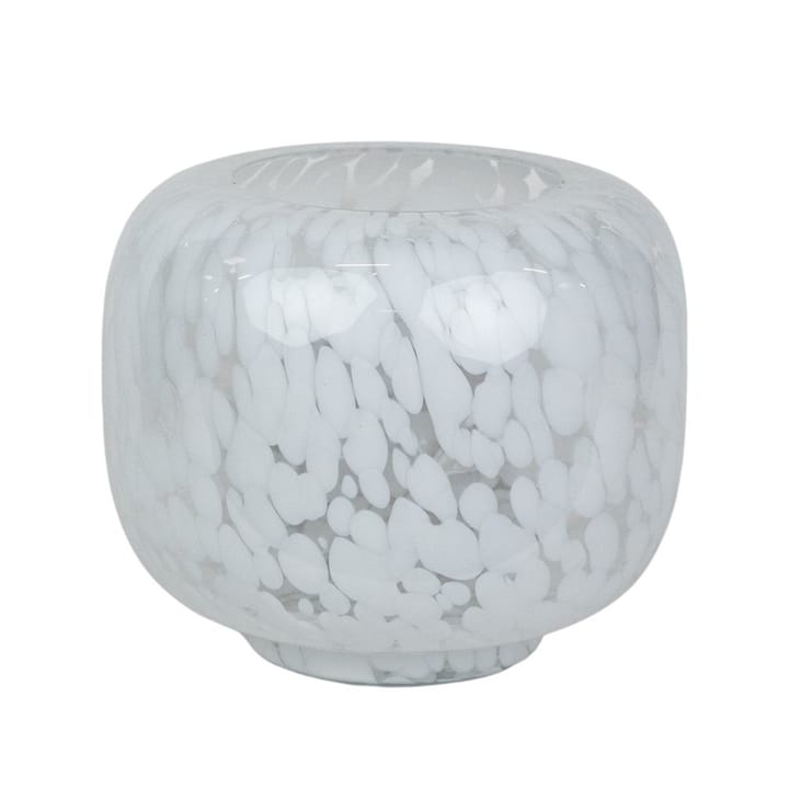 Leo candle lantern/vase Ø23.5 cm, White Olsson & Jensen