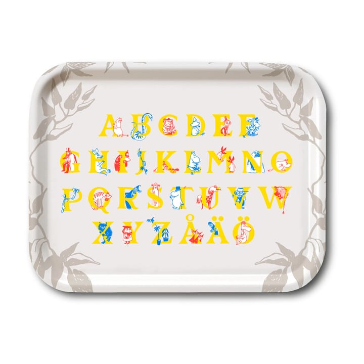 Mumin ABC tray - 20x27 cm - Opto Design