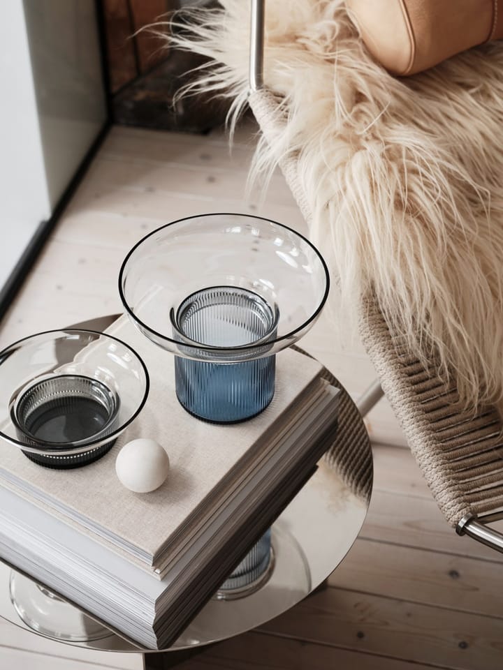 Ensemble vase 60 mm, Smoke blue-grey Orrefors