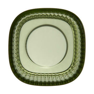 Magica candle holder super circle 5 cm - Green - Orrefors