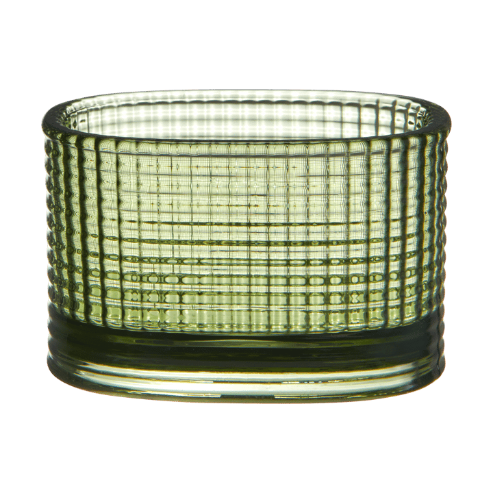 Magica tealight holder super ellipse 5 cm - Green - Orrefors