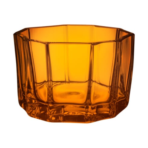 Reed candle holder 4,5 cm - Amber - Orrefors