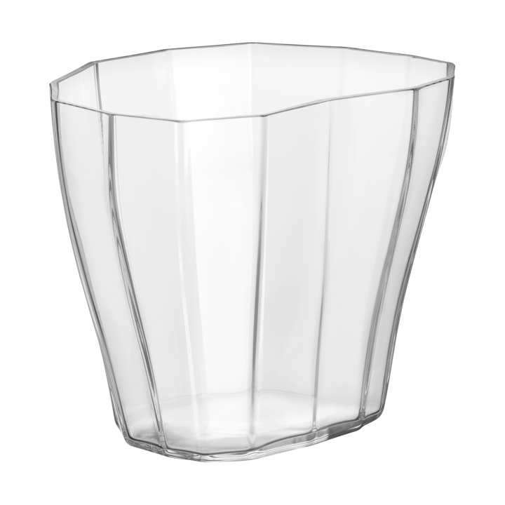 Reed vase 17.5 cm, Clear Orrefors