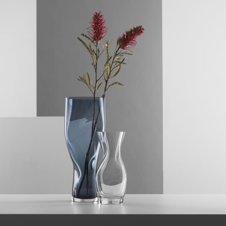 Squeeze vase 34 cm, blue Orrefors