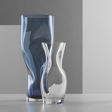 Squeeze vase 34 cm - blue - Orrefors