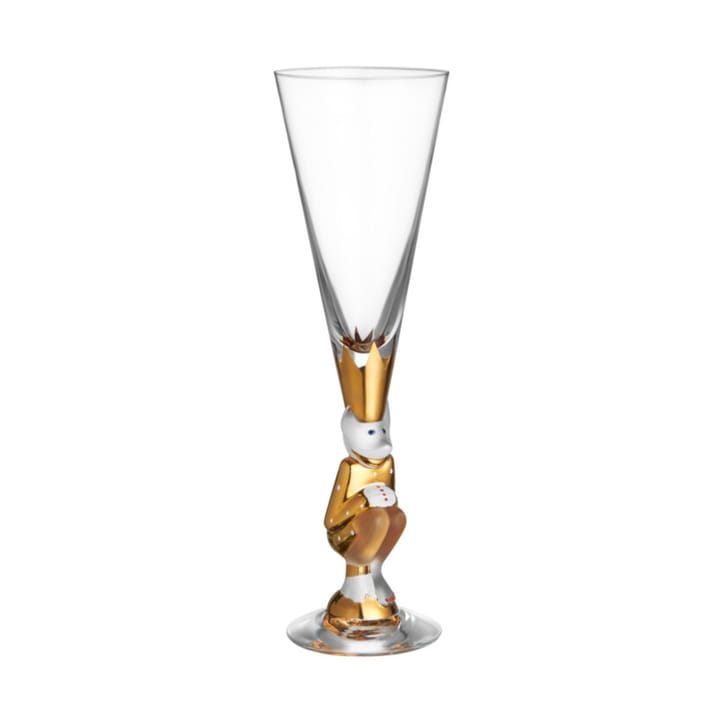 The Sparkling Devil champagne glass 19 cl - Gold - Orrefors