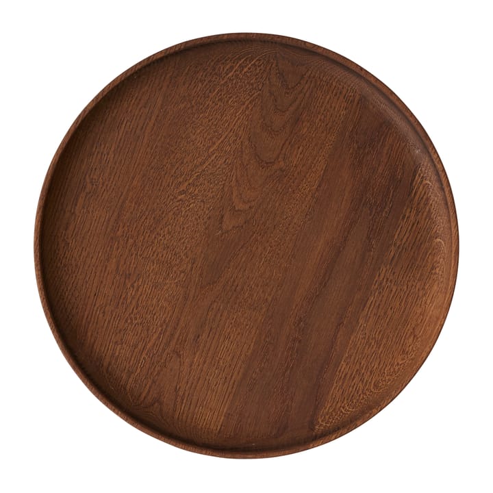 Inka wooden tray round Ø30 cm, Dark OYOY