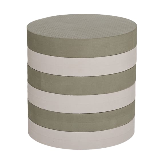 Iro stackable stool, Olive-clay OYOY