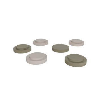 Iro stackable stool - Olive-clay - OYOY