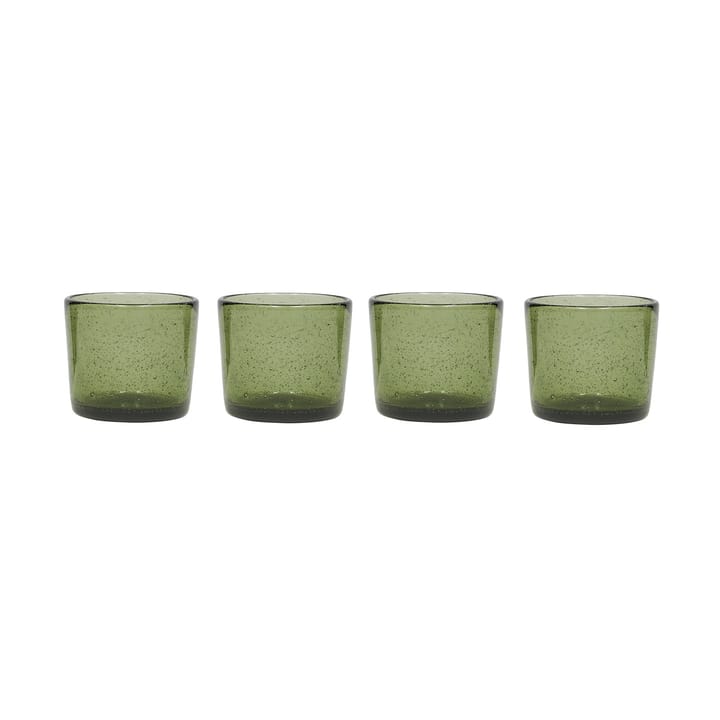 Kuki drinking glasses 4-pack, Green OYOY