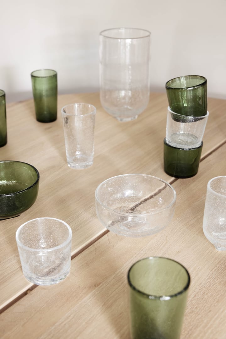 Kuki highball glass 4-pack, Green OYOY