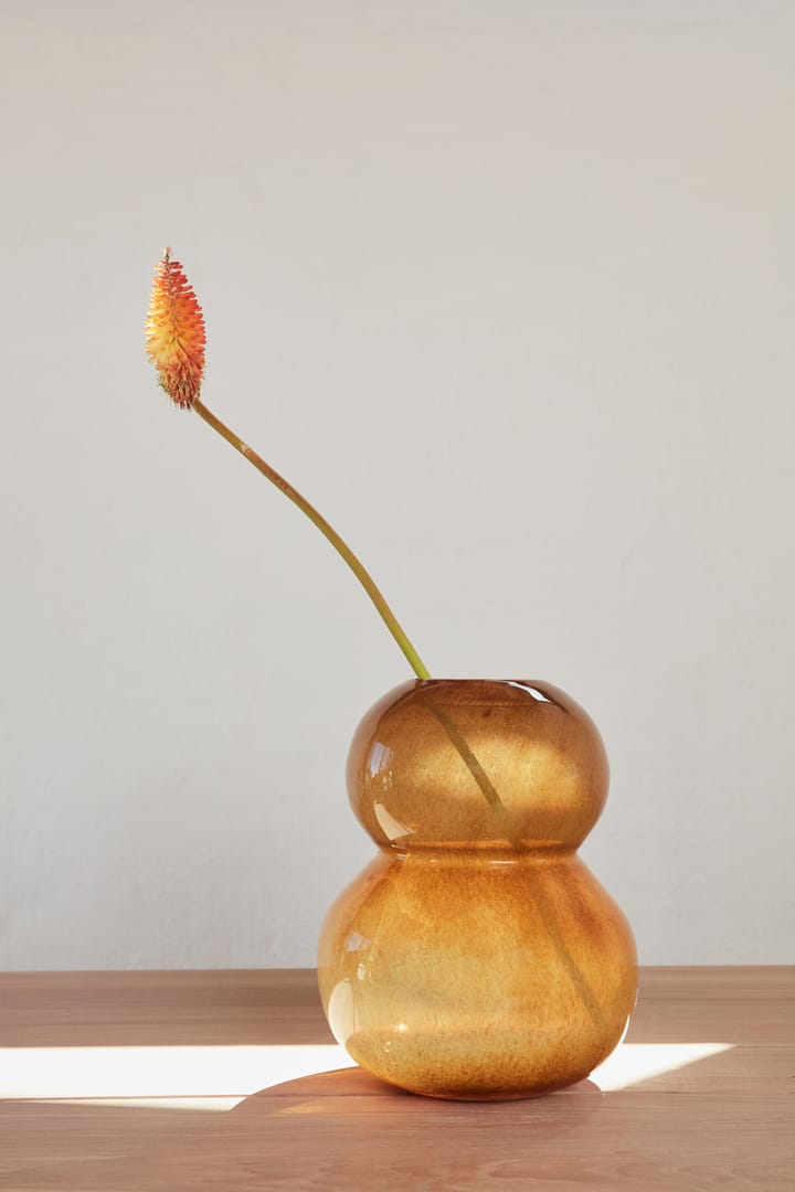 Lasi vase 30 cm, Amber OYOY