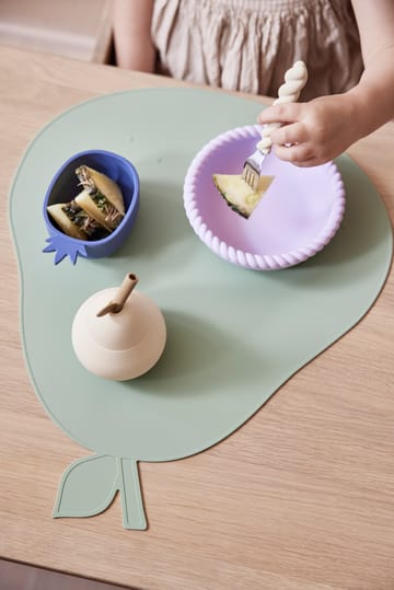 Mellow plate and bowl - Light Rubber-Lavender - OYOY