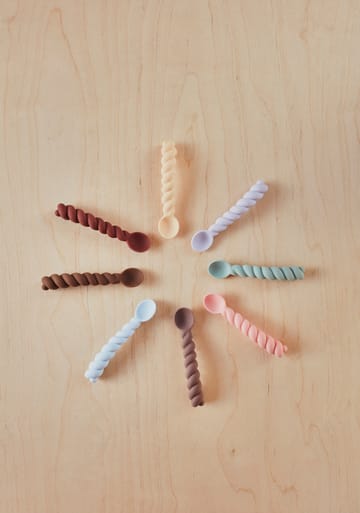 Mellow spoon 3-pack - Lavender-vanilla-light Rubber - OYOY