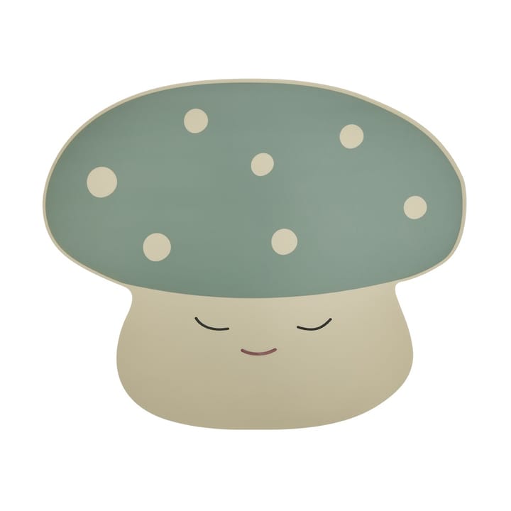 Mushroom placemat - Off white-Pale green - OYOY