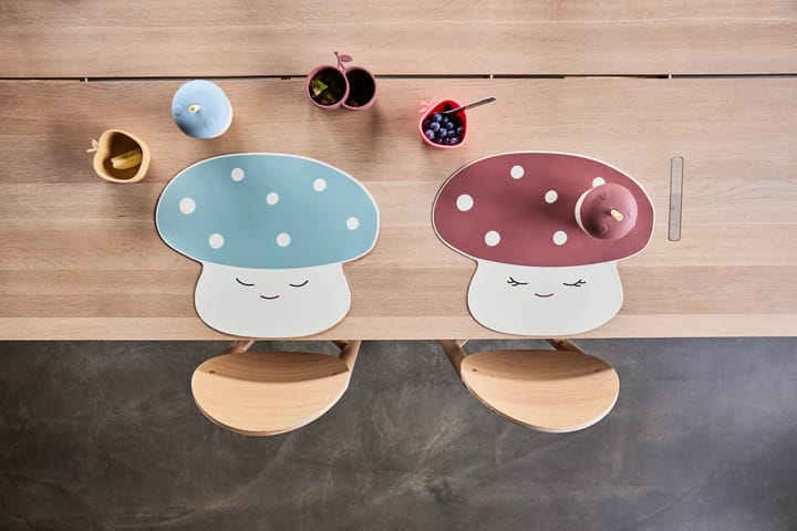 Mushroom placemat, Off white-Pale green OYOY