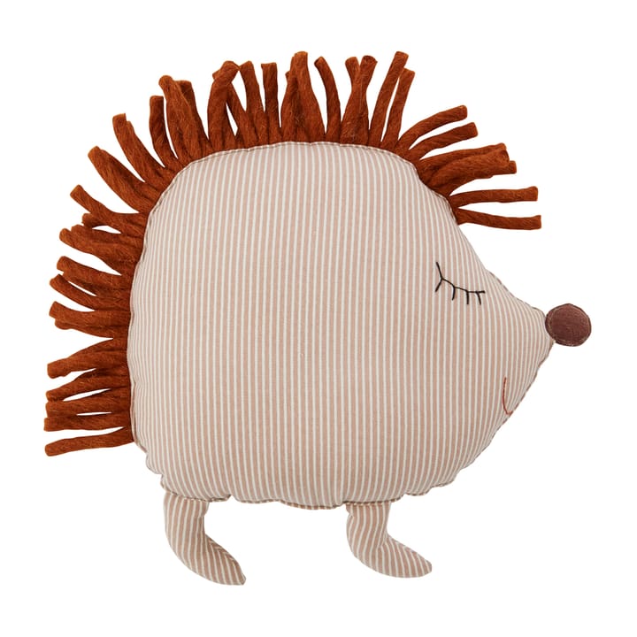 OYOY denim animal cushion, Hope Hedgehog. beige OYOY