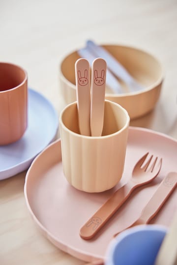 Pullo children's cutlery set - Apricot - OYOY