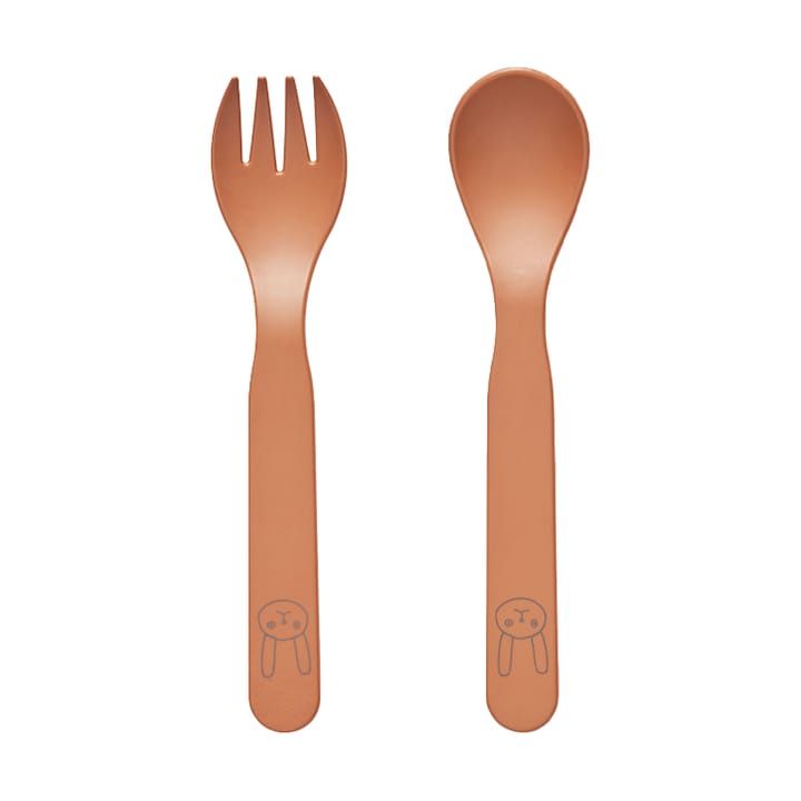 Pullo children's cutlery set, Caramel OYOY