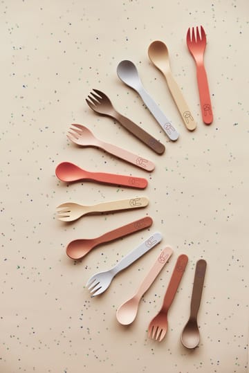 Pullo children's cutlery set - Caramel - OYOY