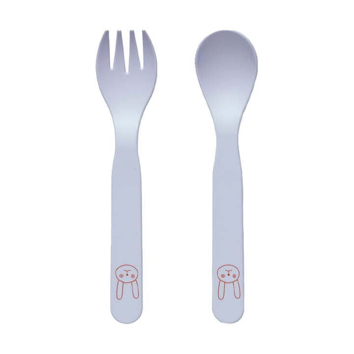 Pullo children's cutlery set, Ice blue OYOY