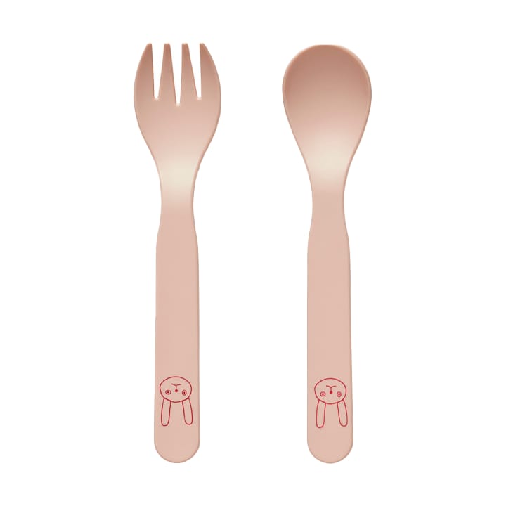 Pullo children's cutlery set, Rose OYOY