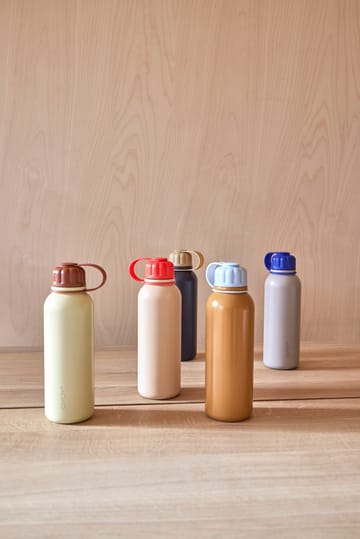 Pullo water bottle 52 cl - Caramel-Ice Blue - OYOY