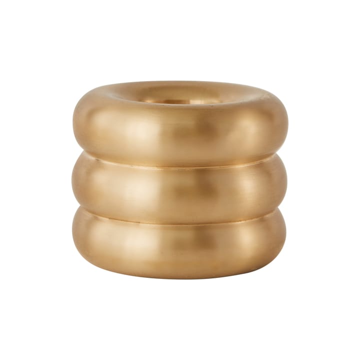 Savi candle sticks 3 cm, Brushed brass OYOY