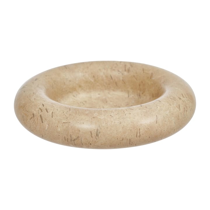 Savi marble candleholder Ø13,8 cm - Beige - OYOY