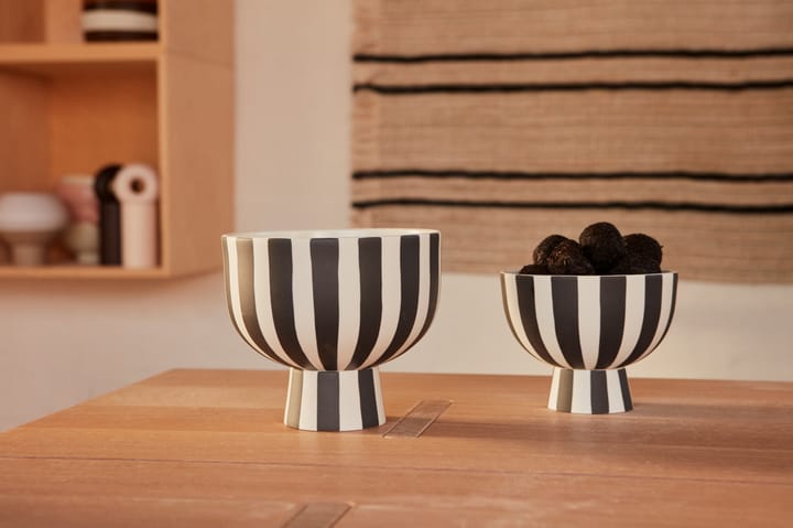 Toppu bowl Ø15 cm, Black-white OYOY