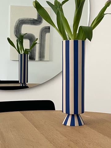 Toppu vase 31 cm - Optic blue - OYOY