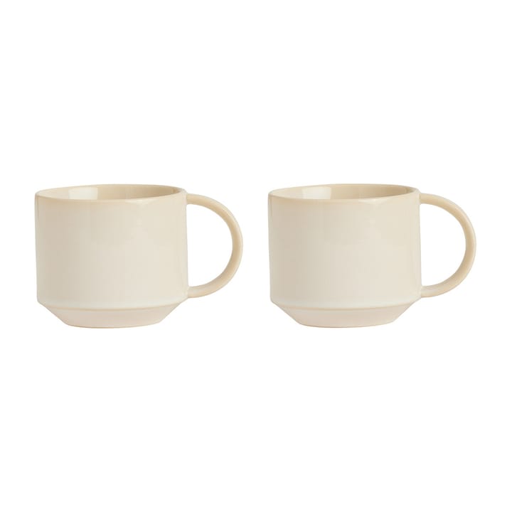 Yuka cup 2-pack, Offwhite OYOY