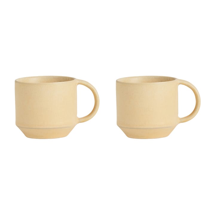 Yuka espresso cup 2-pack, Butter OYOY