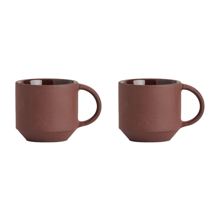 Yuka espresso cup 2-pack, Dark (brown) OYOY