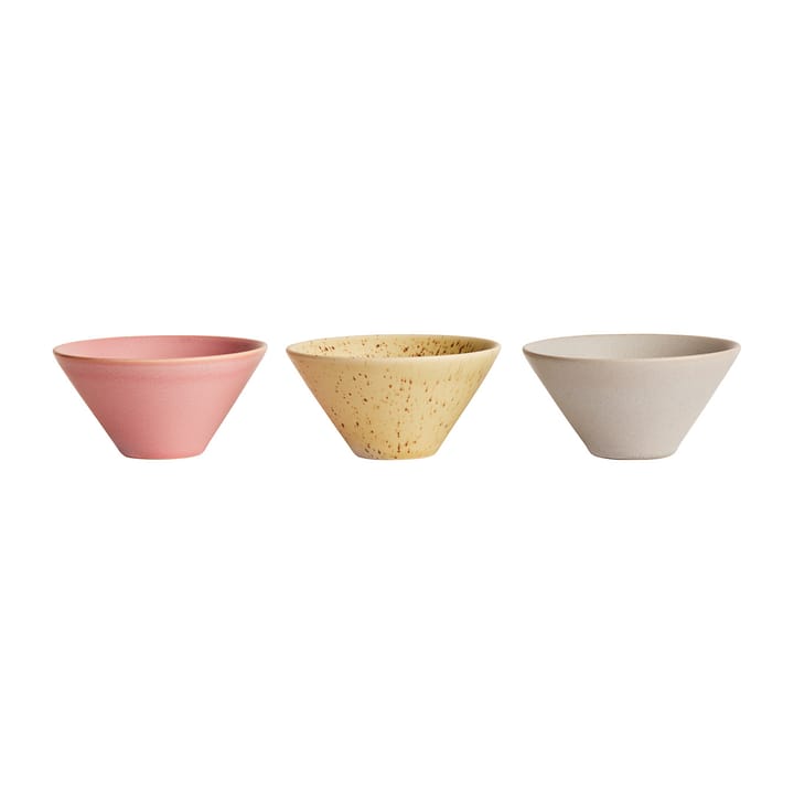 Yuka serving bowl Ø11 cm 3-pack, Multi OYOY