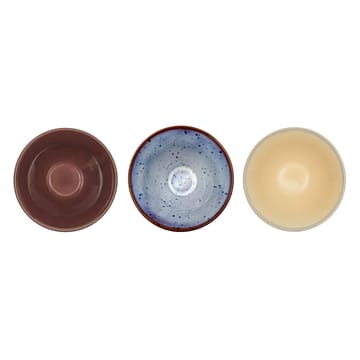 Yuka serving bowl Ø11 cm 3-pack - Multi - OYOY