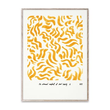 Comfort - Yellow poster - 50x70 cm - Paper Collective