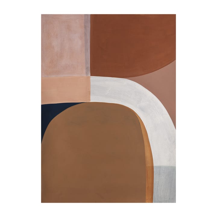 Painted Shapes 01 poster - 70x100 cm - Paper Collective