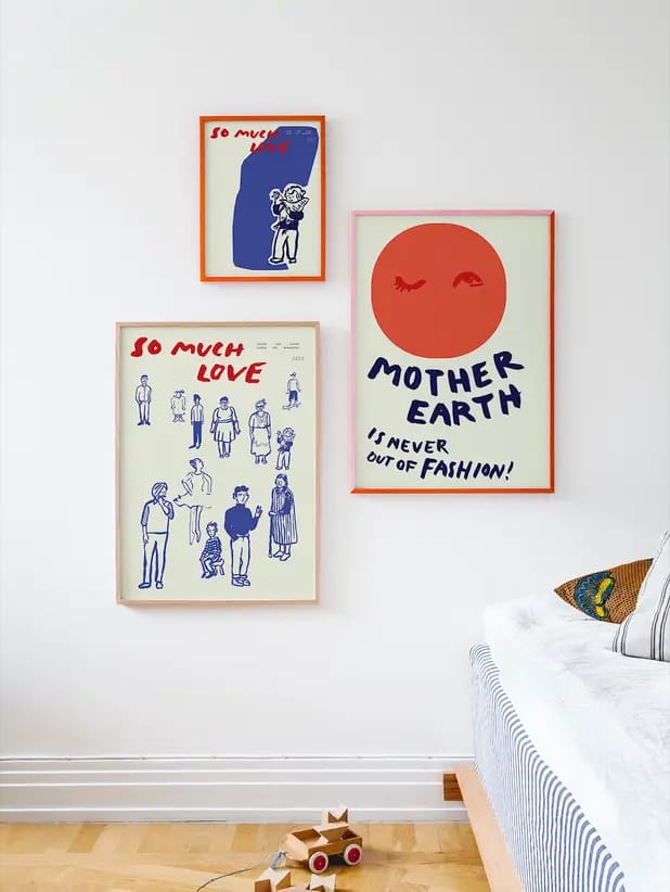 So Much Love poster, 50x70 cm Paper Collective