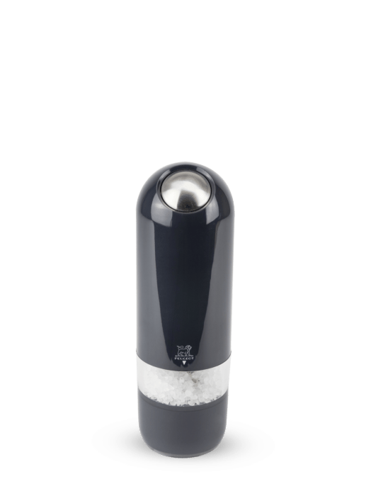 Alaska Quartz electric salt mill 17 cm, Granite gray Peugeot