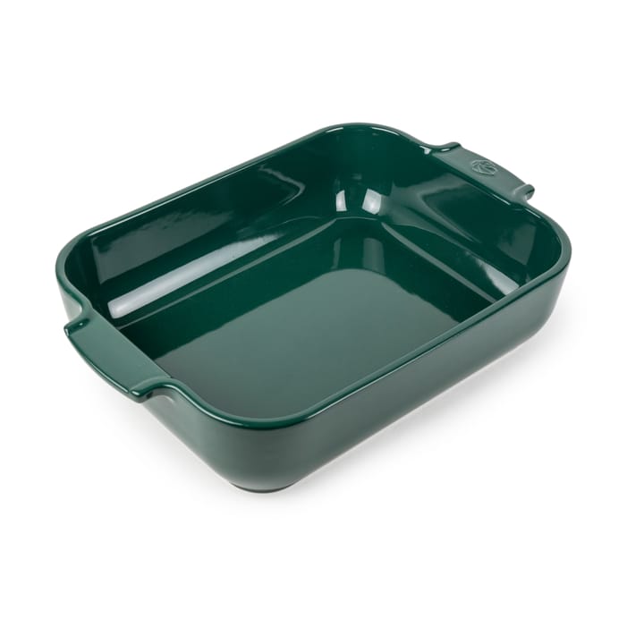 Appolia ceramic dish 20x32 cm, Forest green Peugeot