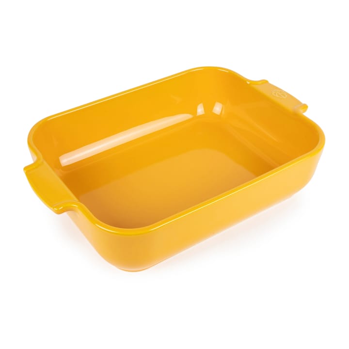 Appolia ceramic dish 22x32 cm, Saffron yellow Peugeot